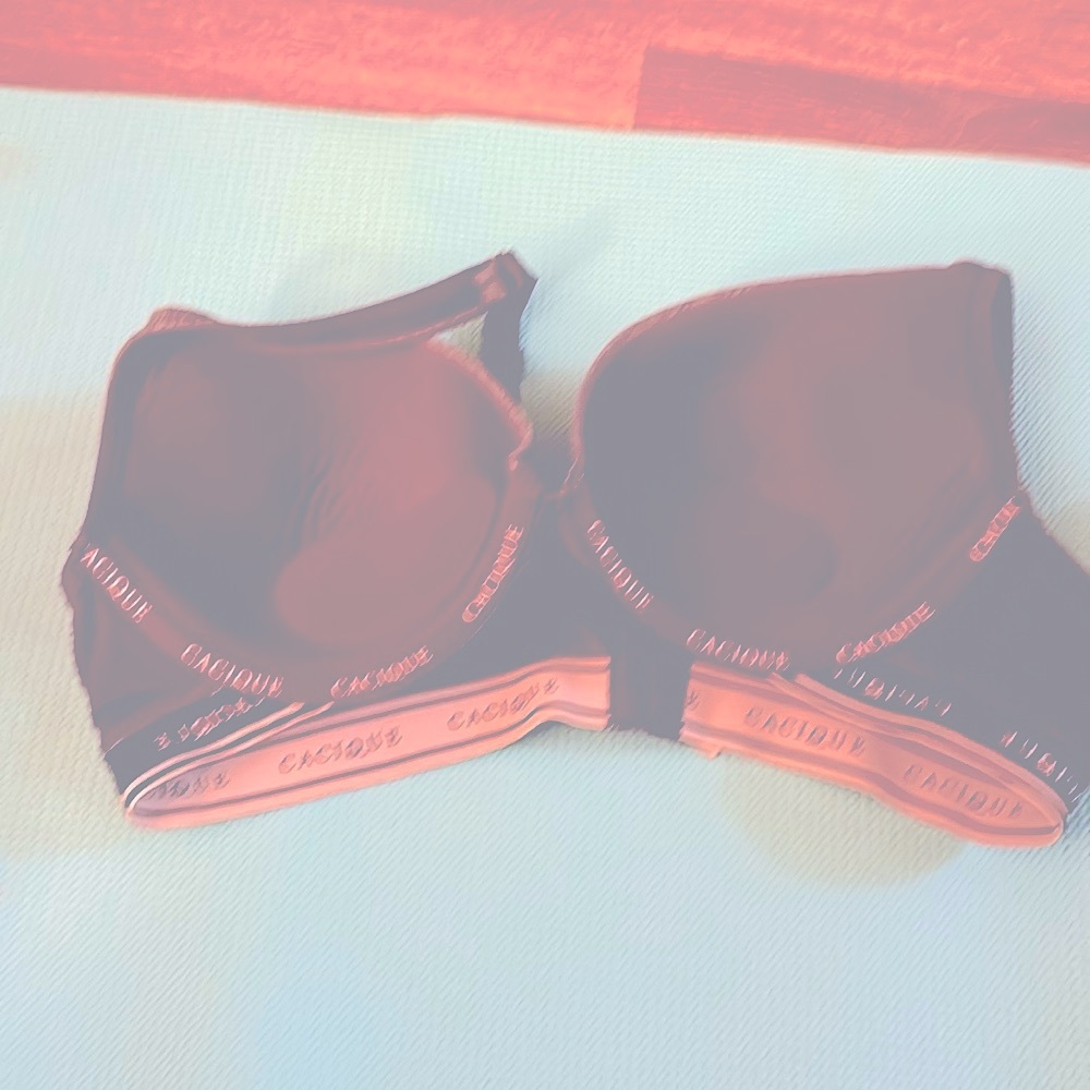 Cacique Brown Full-Coverage Bra with Molded Cups - Picture 6 of 8